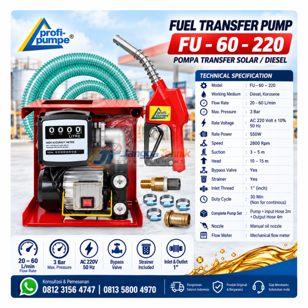AC TRANSFER PUMPS FU-60-220