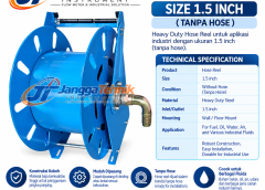 HOSE REEL SIZE 1.5 INCHI TANPA HOSE