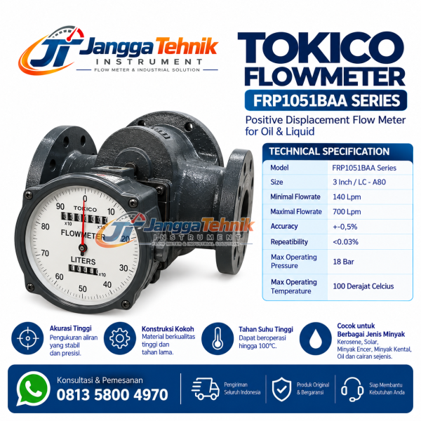Flow Meter Tokico 3 Inch